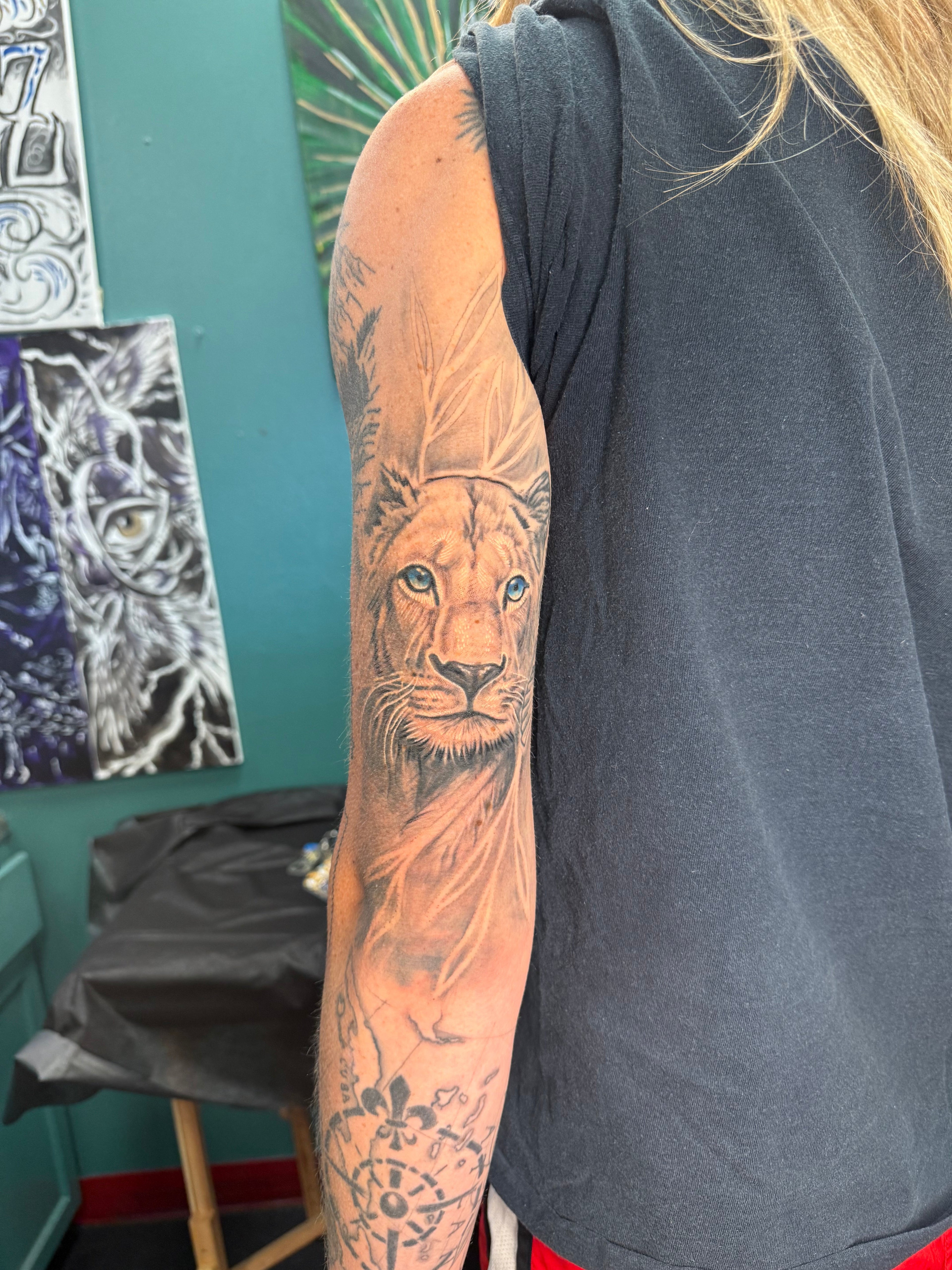 The Strength of the Lioness: A Healed Reveal of Contrast and Color