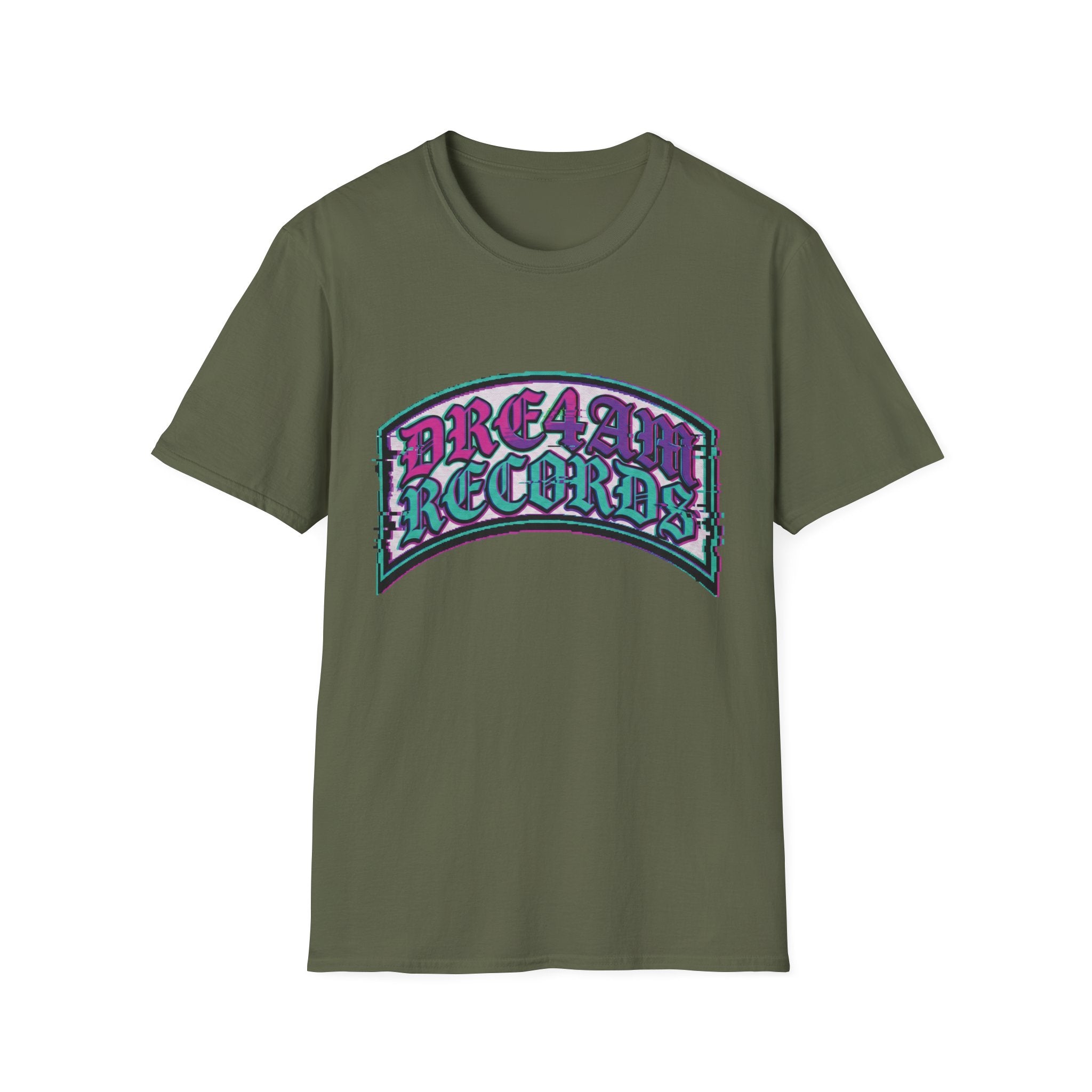 Dream Records Graphic T-Shirt — Retro Gothic Band Logo Tee