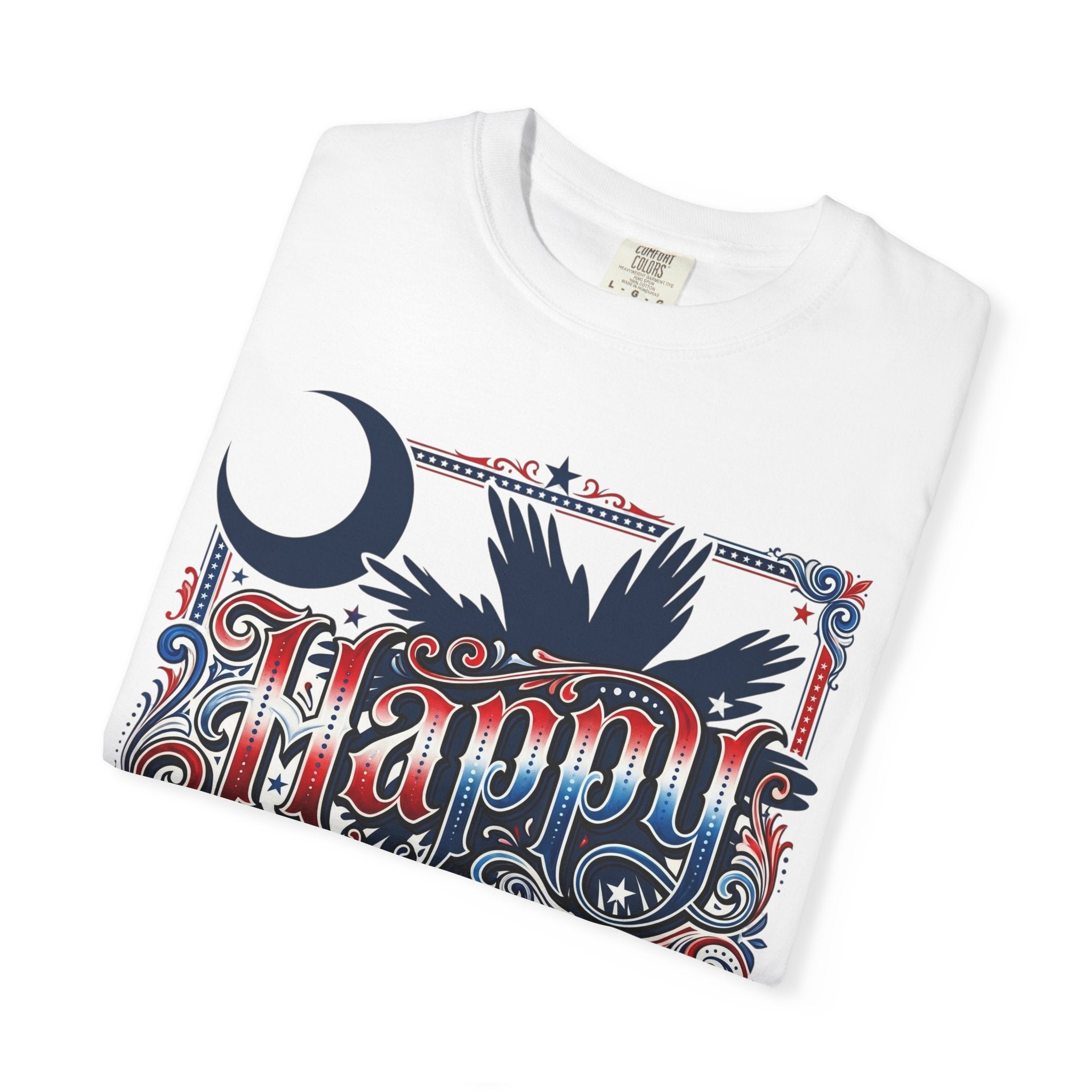 4th of July T-Shirt – Vintage Patriotic "Happy 4th of July" Graphic Tee