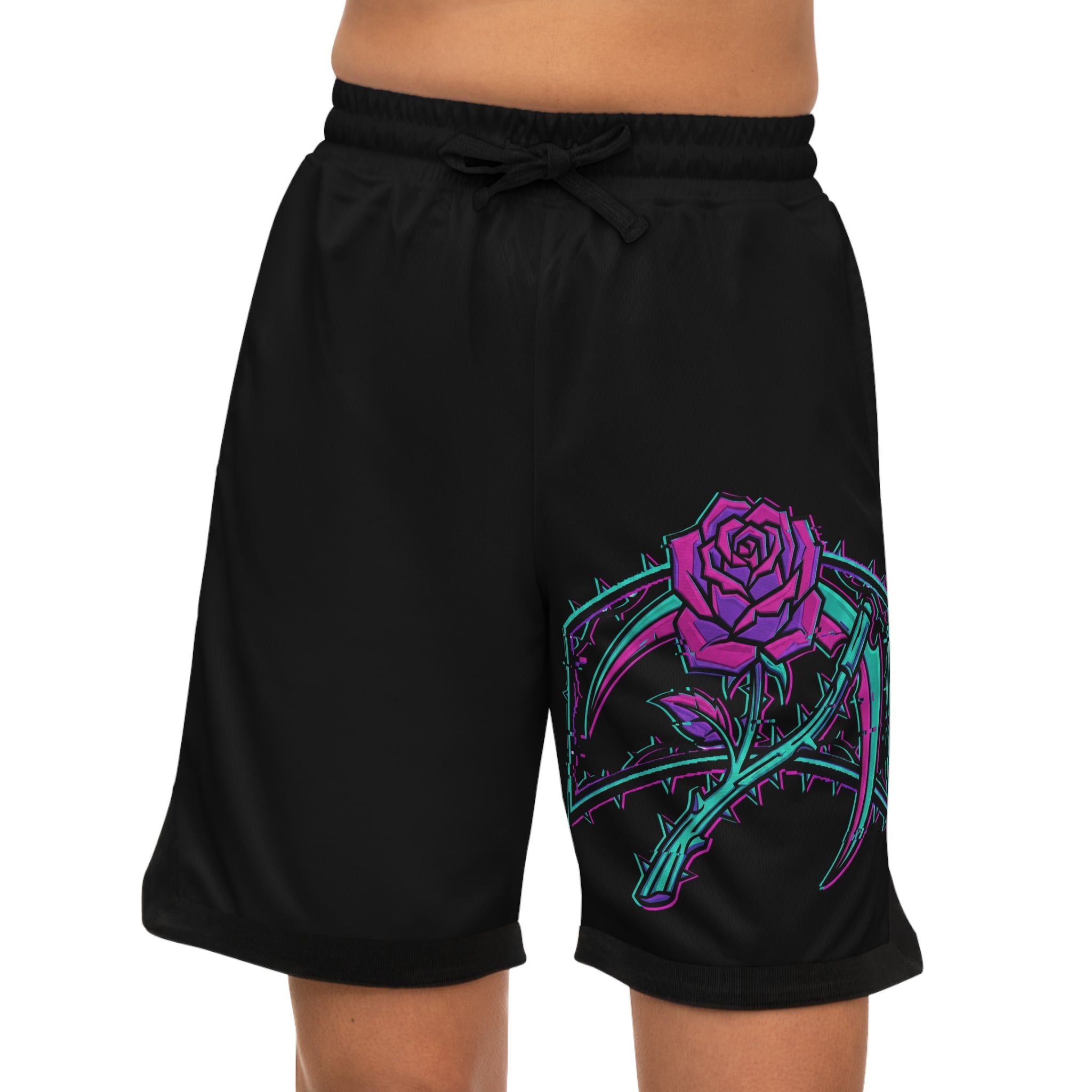 Dream records rose and scythe baskeball shorts