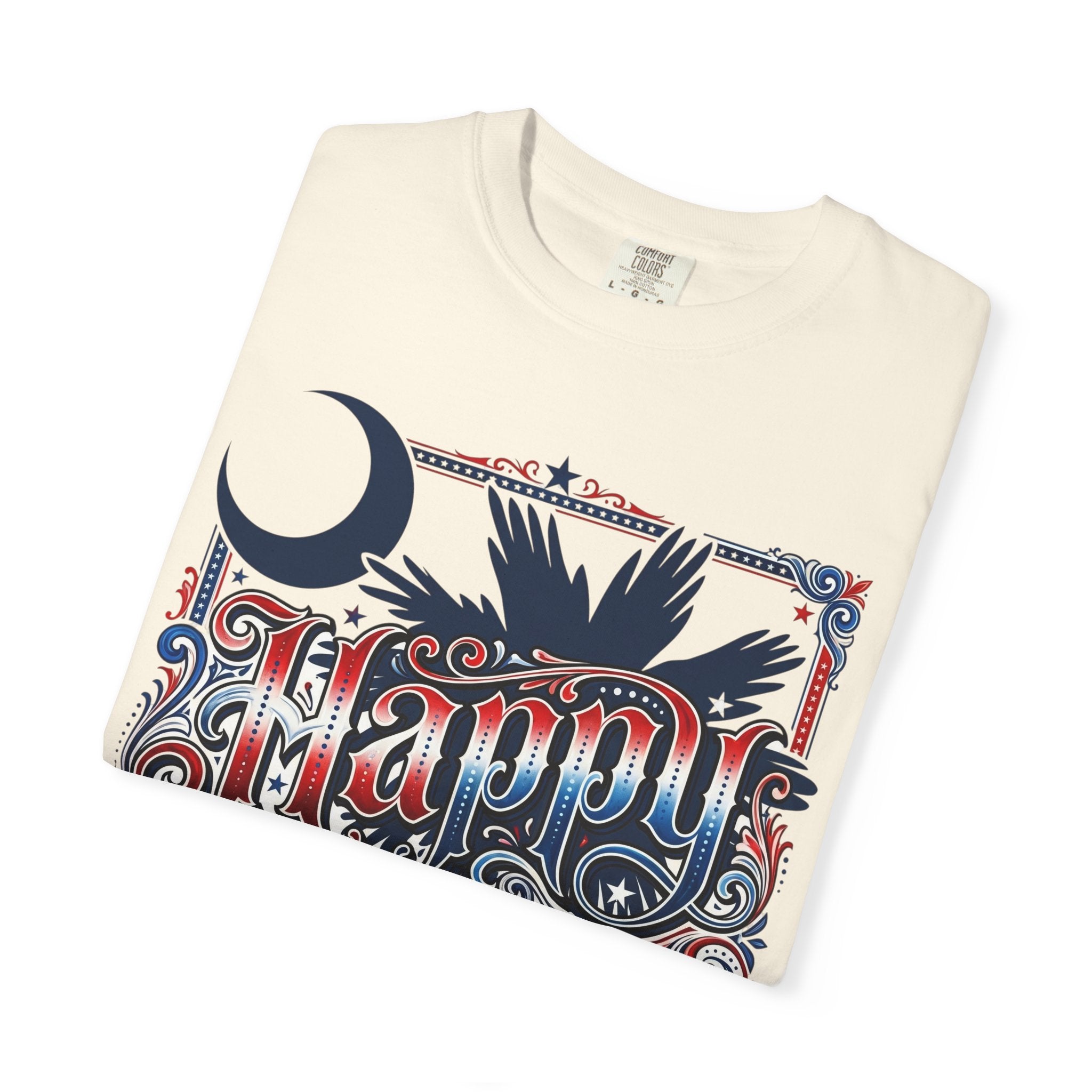 4th of July T-Shirt – Vintage Patriotic "Happy 4th of July" Graphic Tee