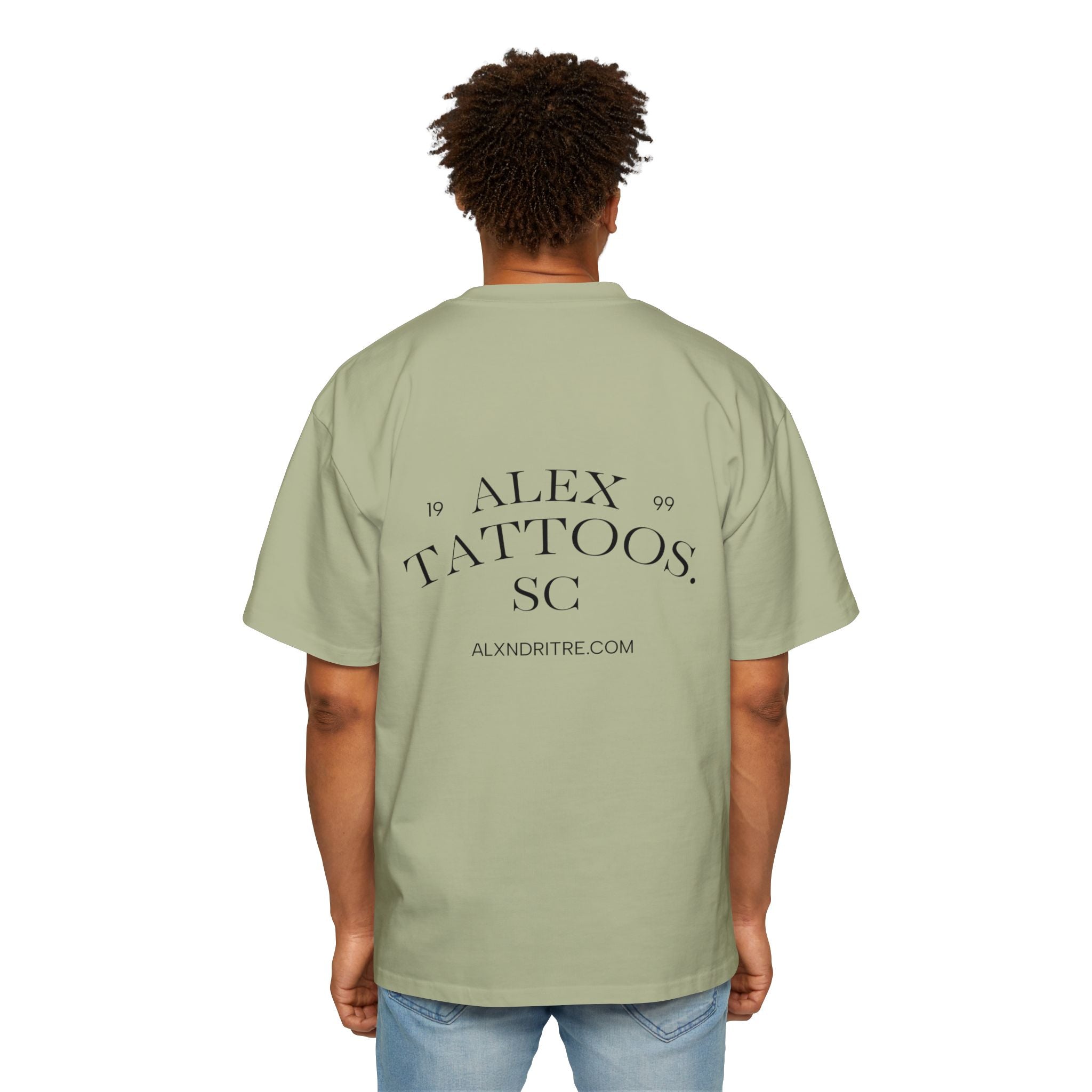 Tiger Tattoo Shop Tee — "Bad Ass Tattoos" AlexTattoos.SC Graphic T-Shirt