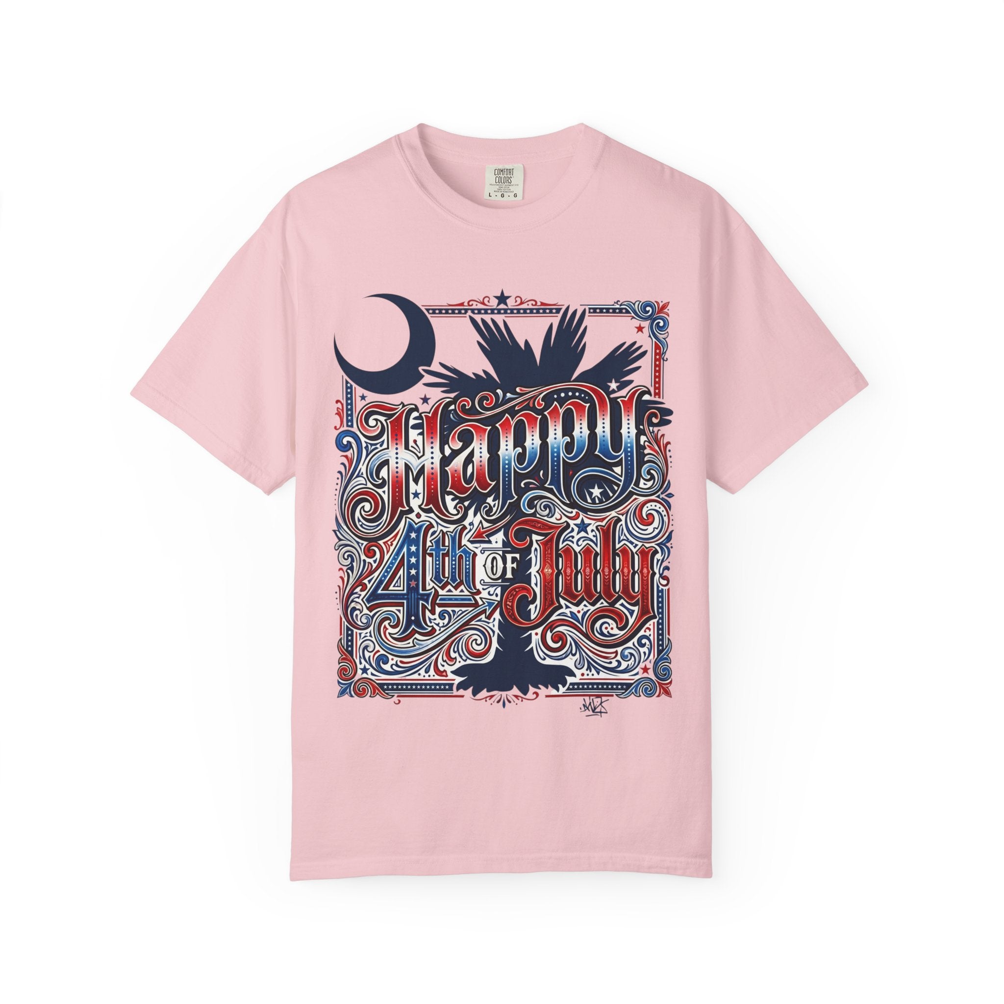 4th of July T-Shirt – Vintage Patriotic "Happy 4th of July" Graphic Tee