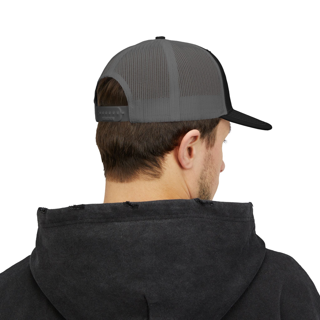 Tiger Patch Trucker Cap - Vintage Leaping Tiger Snapback Hat