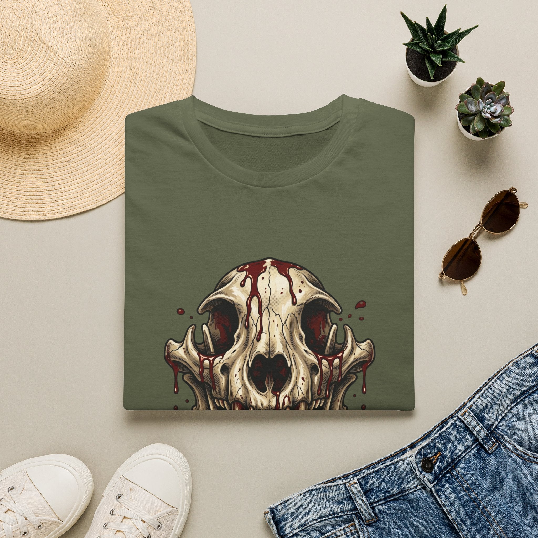 TIGER SKULL TSHIRT