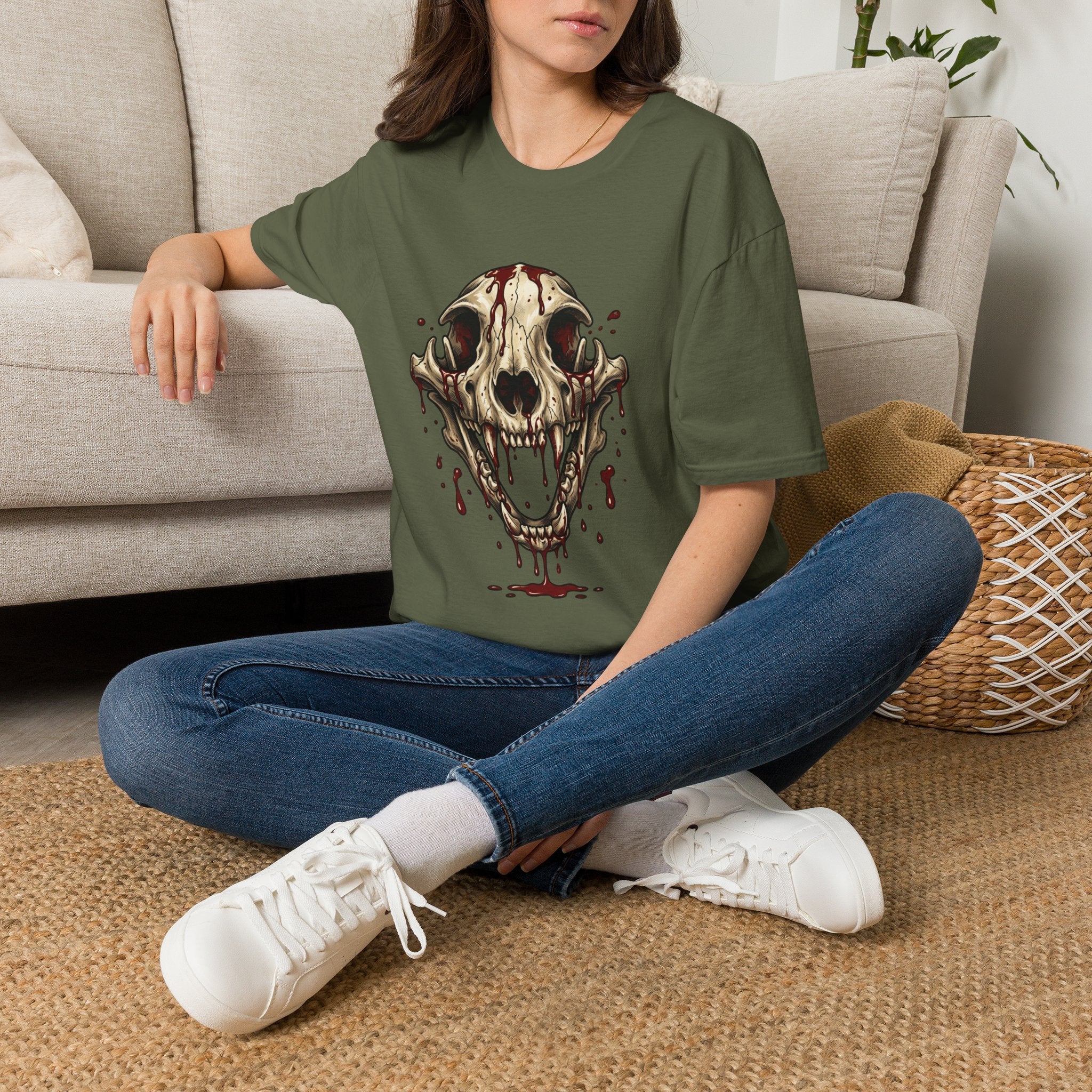 TIGER SKULL TSHIRT