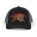 Tiger Patch Trucker Cap - Vintage Leaping Tiger Snapback Hat