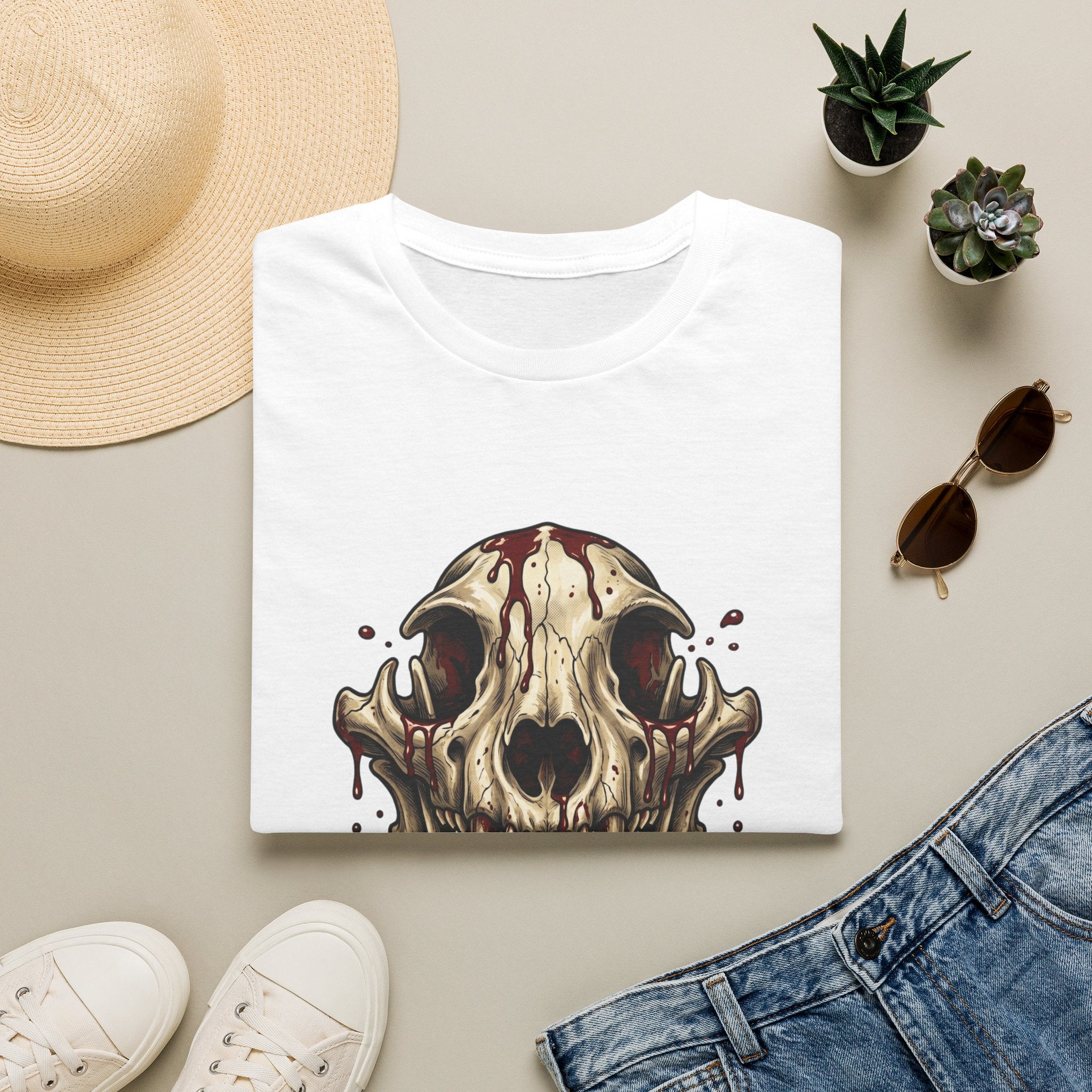 TIGER SKULL TSHIRT