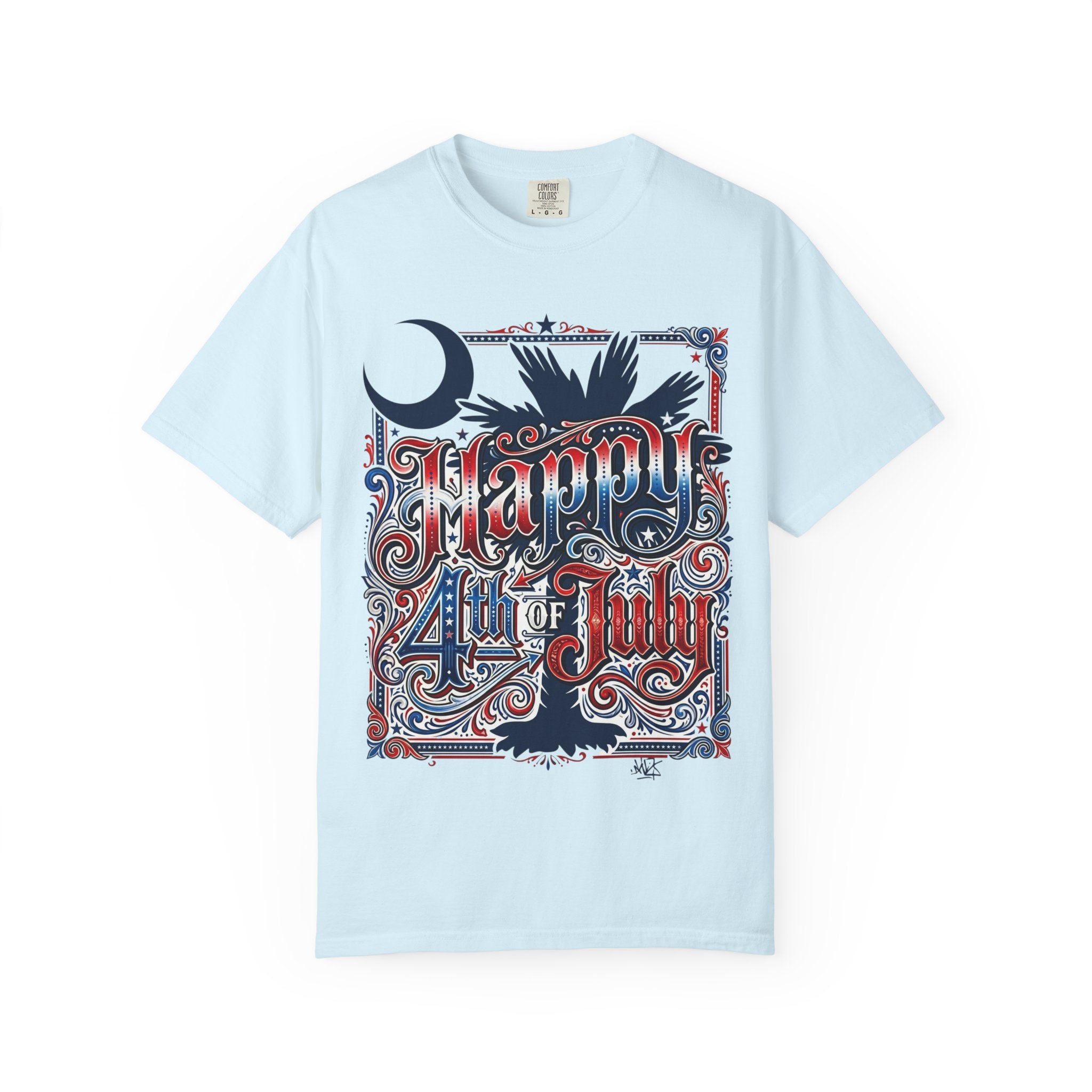 4th of July T-Shirt – Vintage Patriotic "Happy 4th of July" Graphic Tee