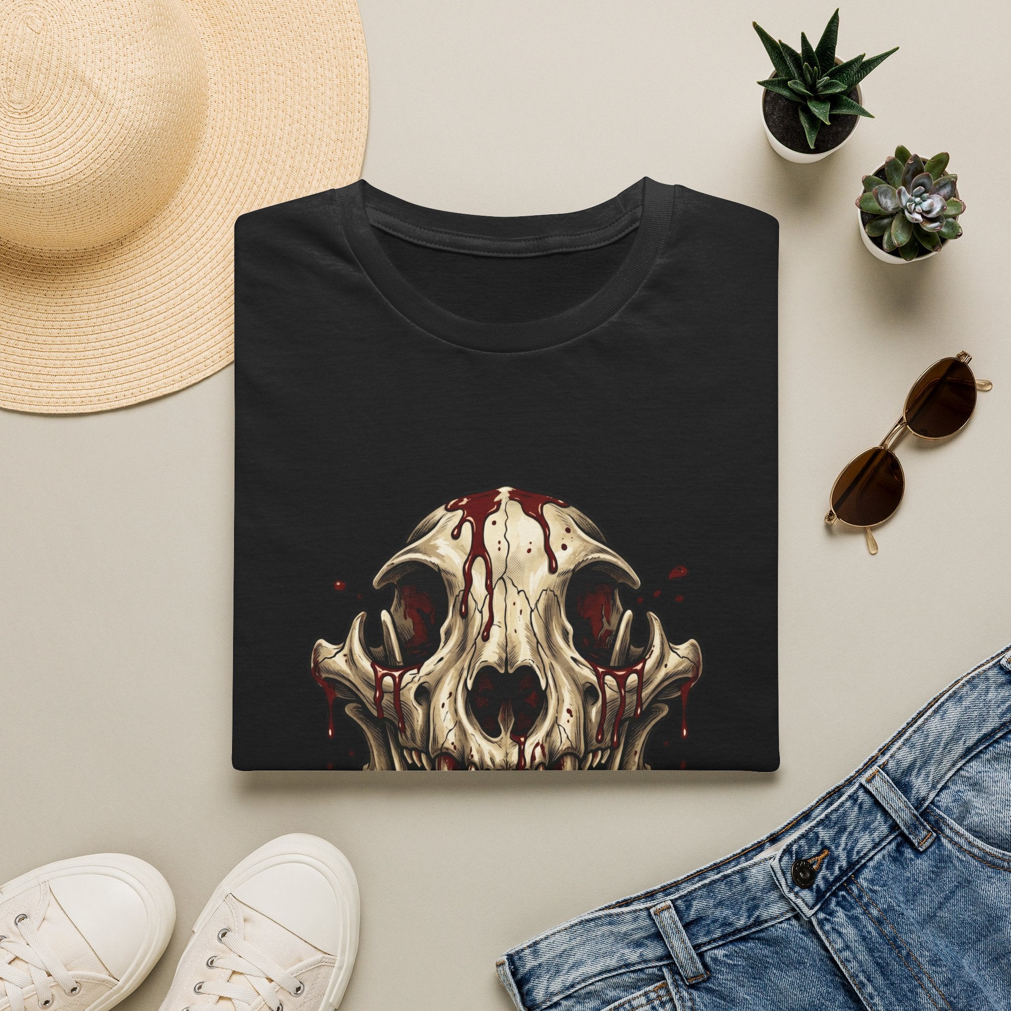 TIGER SKULL TSHIRT